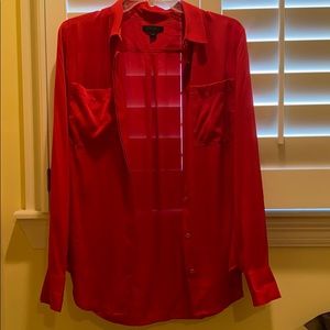 COPY - Red button down